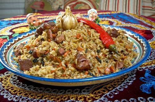 Плов с фисташками